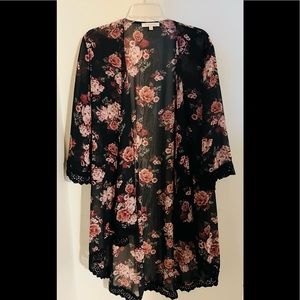 Flower patterned cover up by G collection